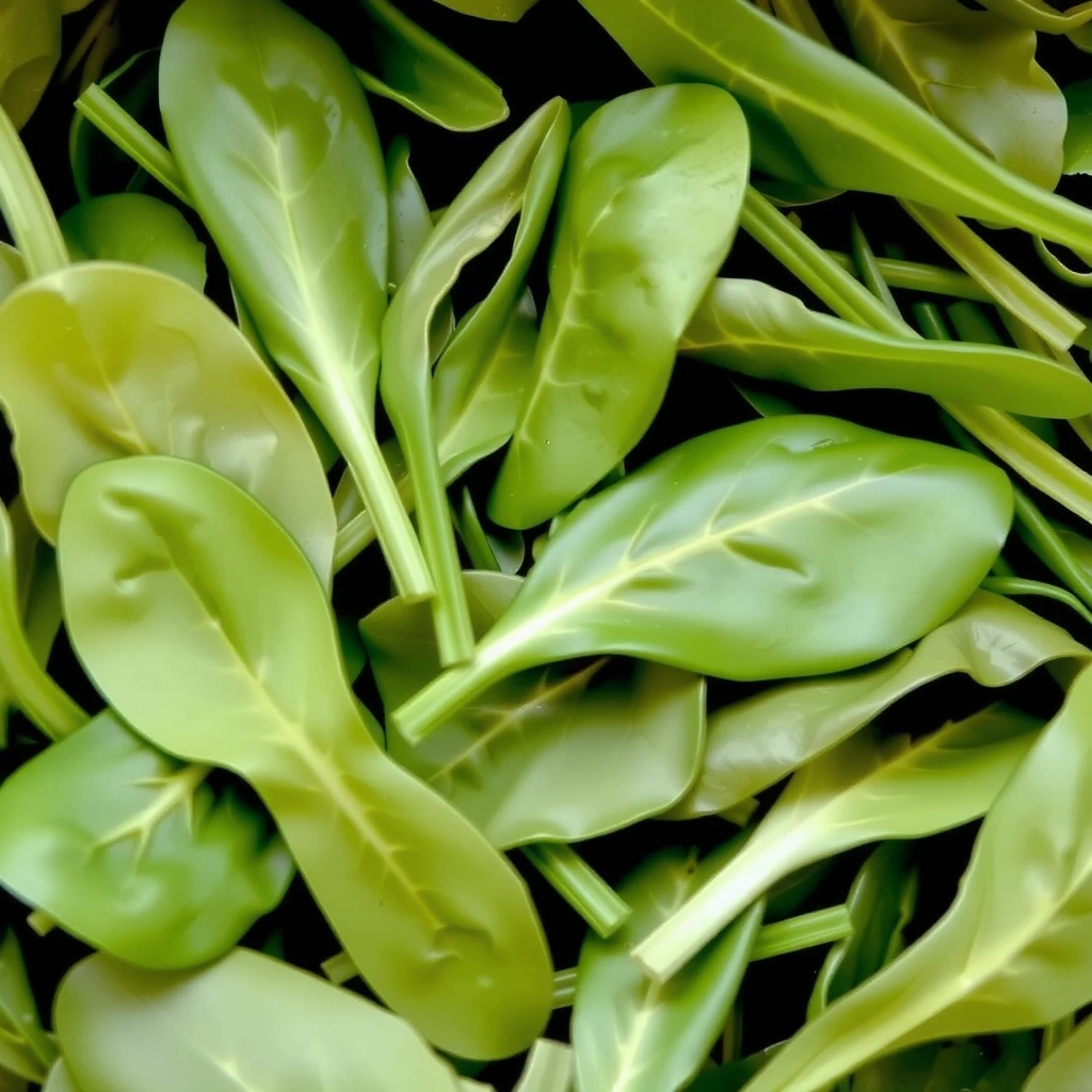 Świeże liście szpinaku